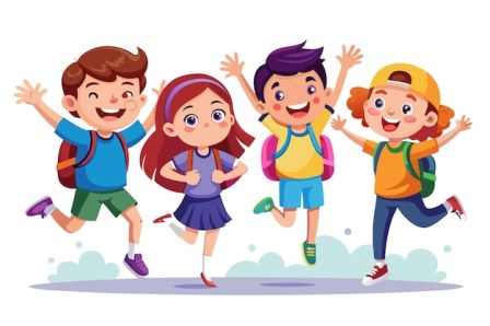 happy students clipart 6